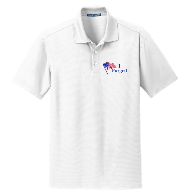 I Purged Dry Zone Grid Polo