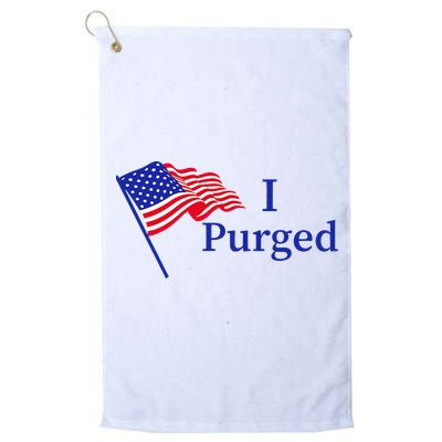I Purged Golf Towel