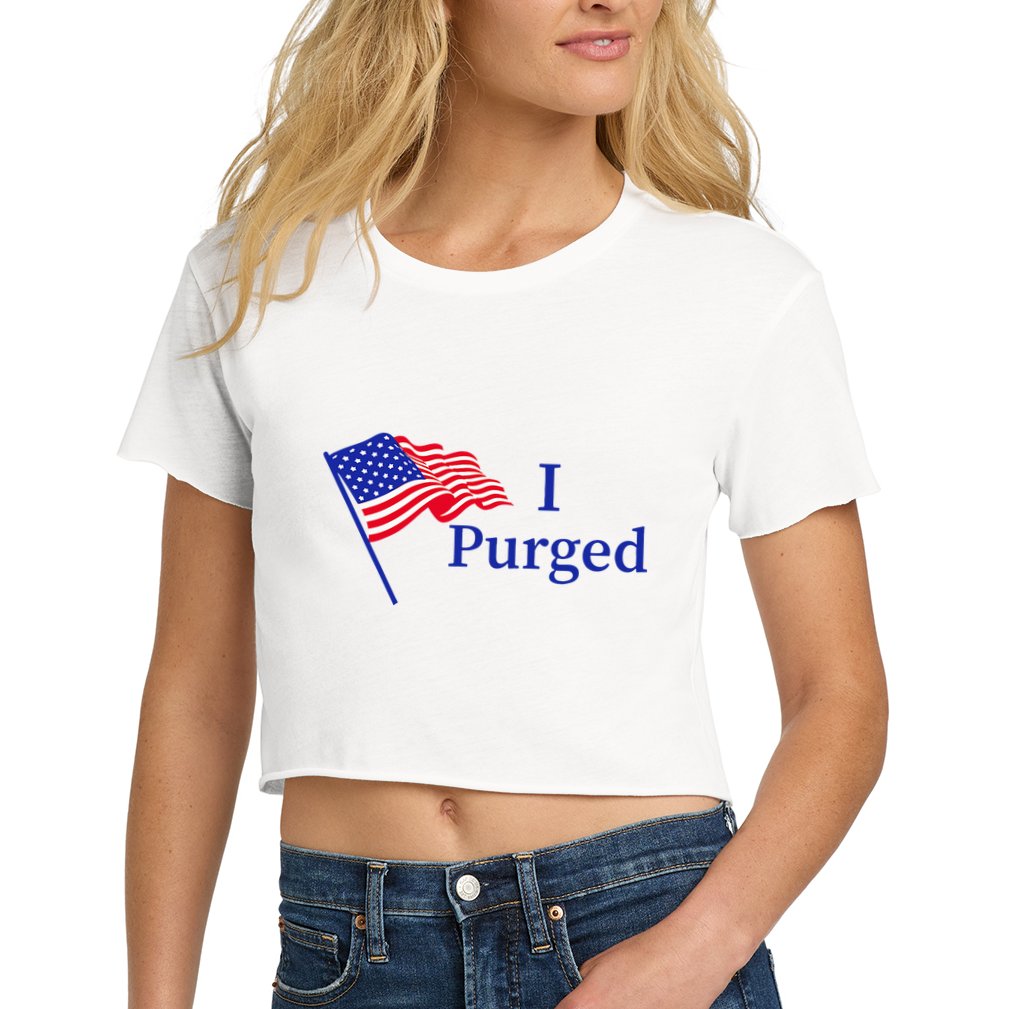 I Purged Crop Top