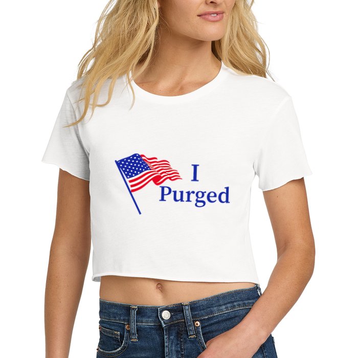 I Purged Crop Top