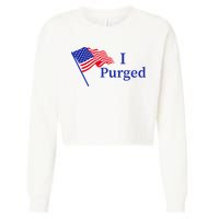 I Purged Cropped Pullover Crew