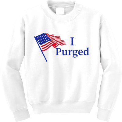 I Purged Kids Sweatshirt