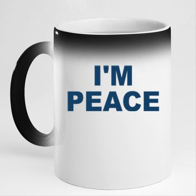 I'm Peace 11oz Black Color Changing Mug