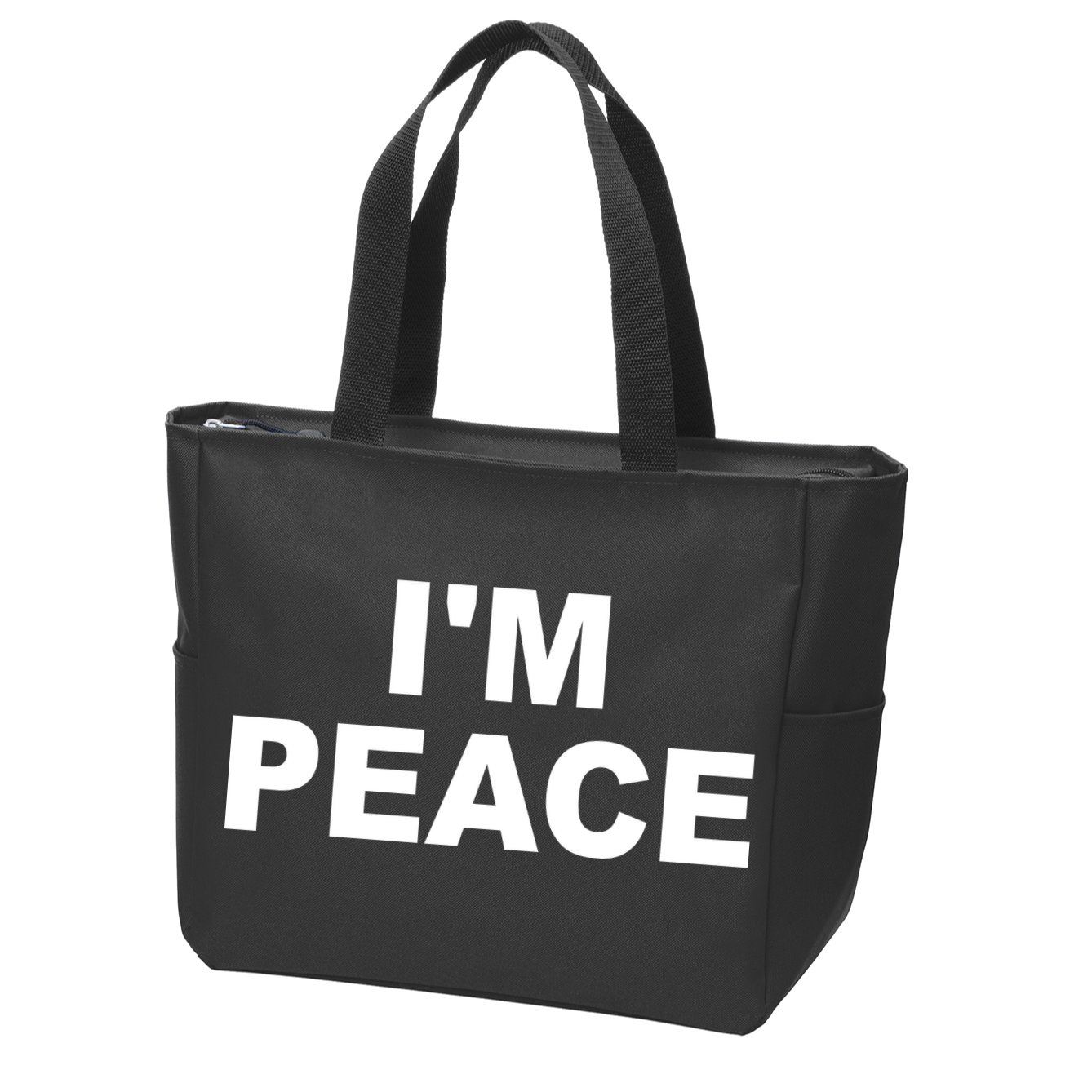 I'm Peace Zip Tote Bag