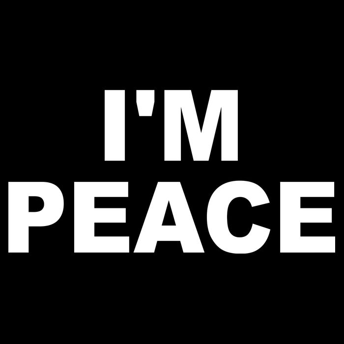I'm Peace Zip Tote Bag