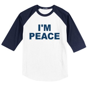 I'm Peace Baseball Sleeve Shirt