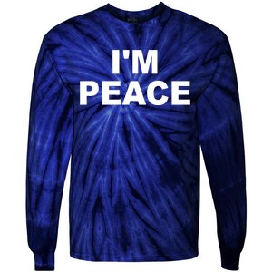 I'm Peace Tie-Dye Long Sleeve Shirt