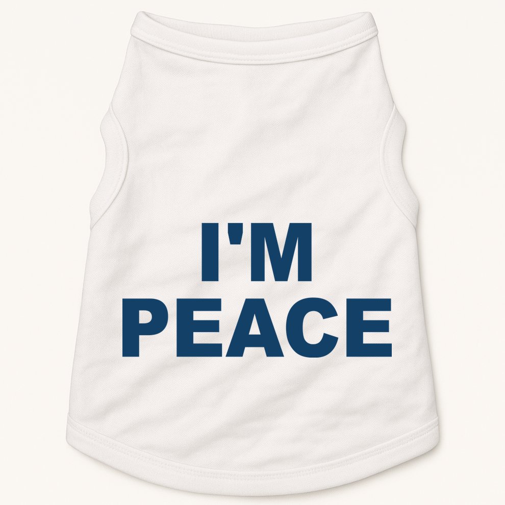 I'm Peace Doggie Tank