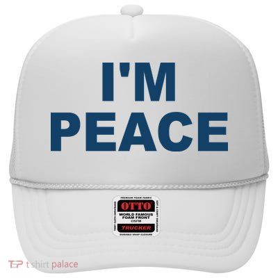 I'm Peace High Crown Mesh Back Trucker Hat