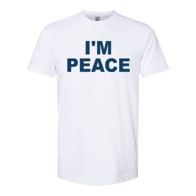 I'm Peace Softstyle® CVC T-Shirt