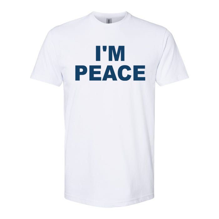 I'm Peace Softstyle CVC T-Shirt