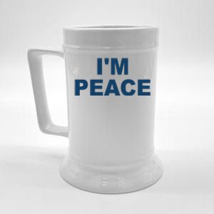 I'm Peace Beer Stein