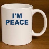 I'm Peace 11oz C Handle Ceramic Mug