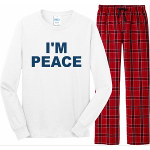 I'm Peace Long Sleeve Pajama Set