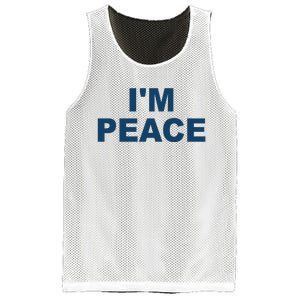 I'm Peace Mesh Reversible Basketball Jersey Tank