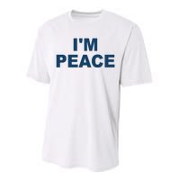 I'm Peace Performance Sprint T-Shirt