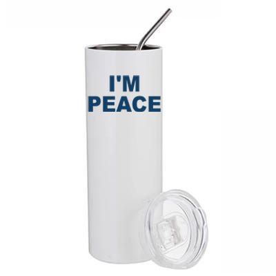 I'm Peace Stainless Steel Tumbler