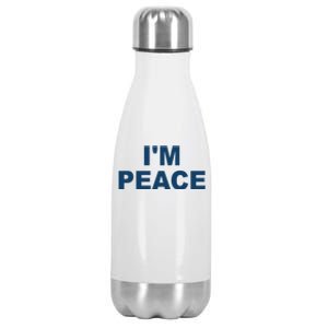 I'm Peace Stainless Steel Insulated Water Bottle