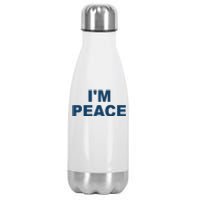 I'm Peace Stainless Steel Insulated Water Bottle