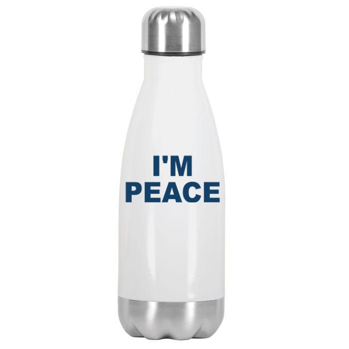 I'm Peace Stainless Steel Insulated Water Bottle