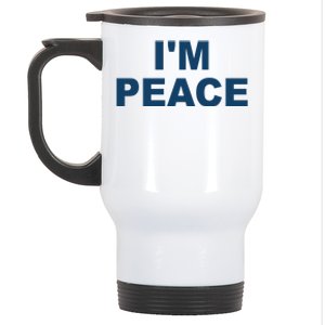 I'm Peace Stainless Steel Travel Mug