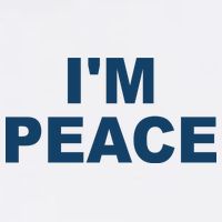 I'm Peace Golf Towel
