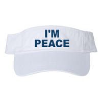 I'm Peace Valucap Bio-Washed Visor