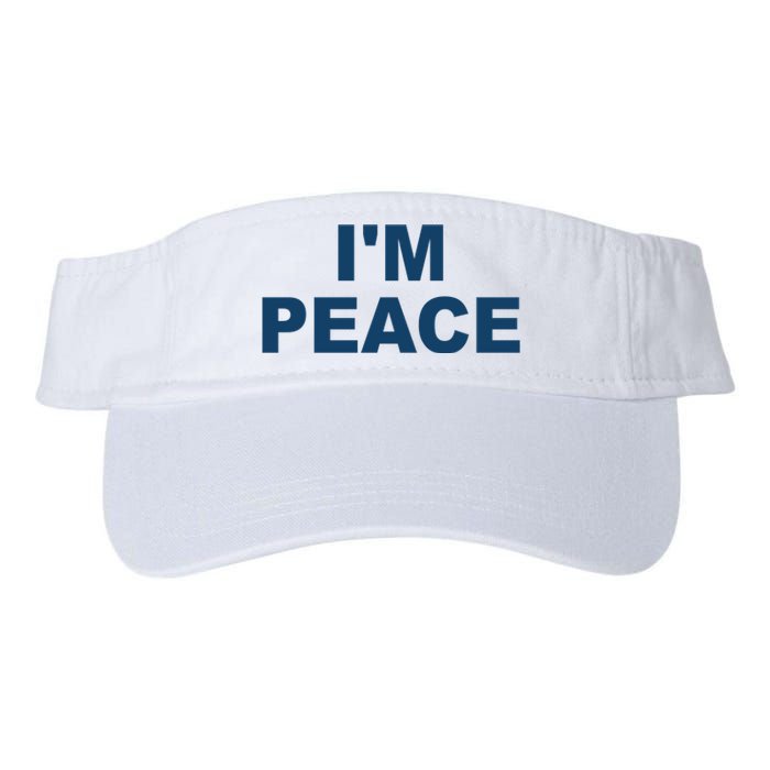 I'm Peace Valucap Bio-Washed Visor