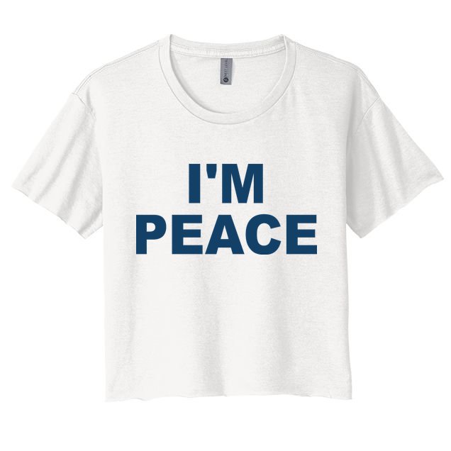 I'm Peace Crop Top