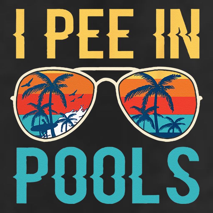 I Pee In Pools Funny Jokes Sarcastic Sayings Cool Comfort Performance Bucket Hat