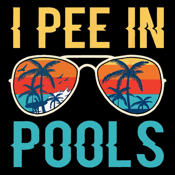 I Pee In Pools Funny Jokes Sarcastic Sayings Drawstring Bag