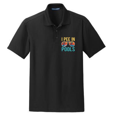 I Pee In Pools Funny Jokes Sarcastic Sayings Dry Zone Grid Polo