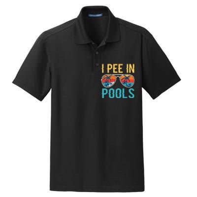 I Pee In Pools Funny Jokes Sarcastic Sayings Dry Zone Grid Polo