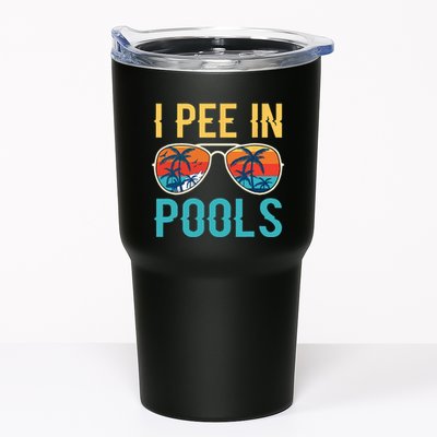 I Pee In Pools Funny Jokes Sarcastic Sayings Tumbler