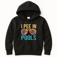 I Pee In Pools Funny Jokes Sarcastic Sayings Kids Hoodie