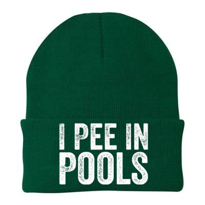 I Pee In Pools Funny Knit Cap Winter Beanie