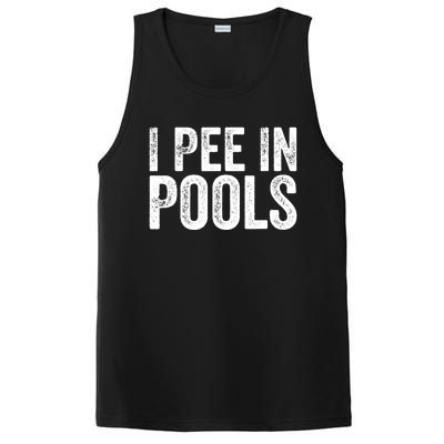 I Pee In Pools Funny PosiCharge Competitor Tank