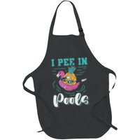 I Pee In Pools Swimming Joke Peeing In Public Pools Apron
