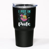 I Pee In Pools Swimming Joke Peeing In Public Pools Tumbler