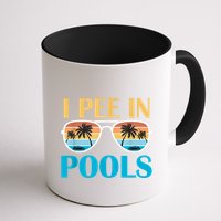 I Pee In Pools Funny Jokes Sarcastic Sayings Mug
