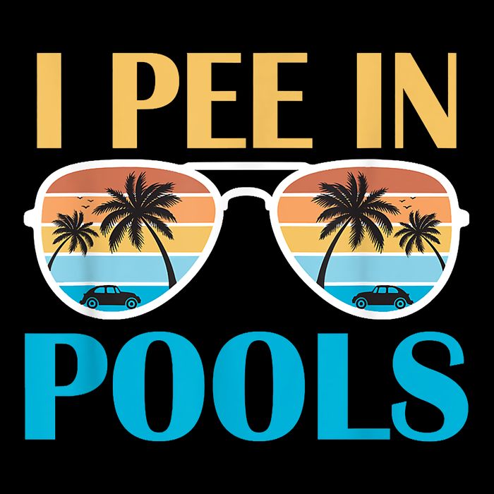 I Pee In Pools Funny Jokes Sarcastic Sayings Drawstring Bag