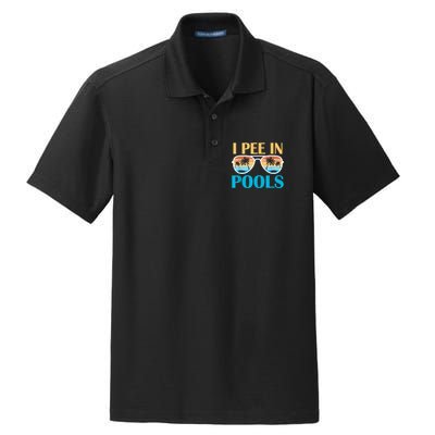 I Pee In Pools Funny Jokes Sarcastic Sayings Dry Zone Grid Polo
