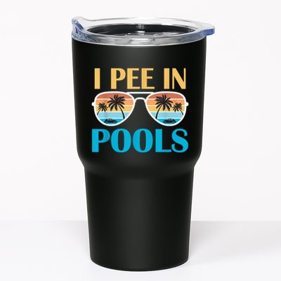 I Pee In Pools Funny Jokes Sarcastic Sayings Tumbler