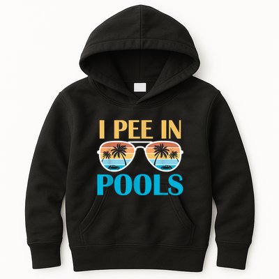 I Pee In Pools Funny Jokes Sarcastic Sayings Kids Hoodie