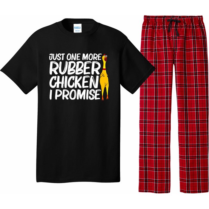 I Promise Just One More Rubber Chicken Funny Pajama Set