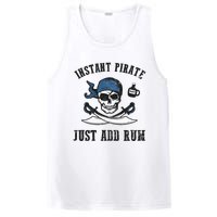 Instant Pirate Just Add Rum Funny Pirate Joke Skull Graphic PosiCharge Competitor Tank