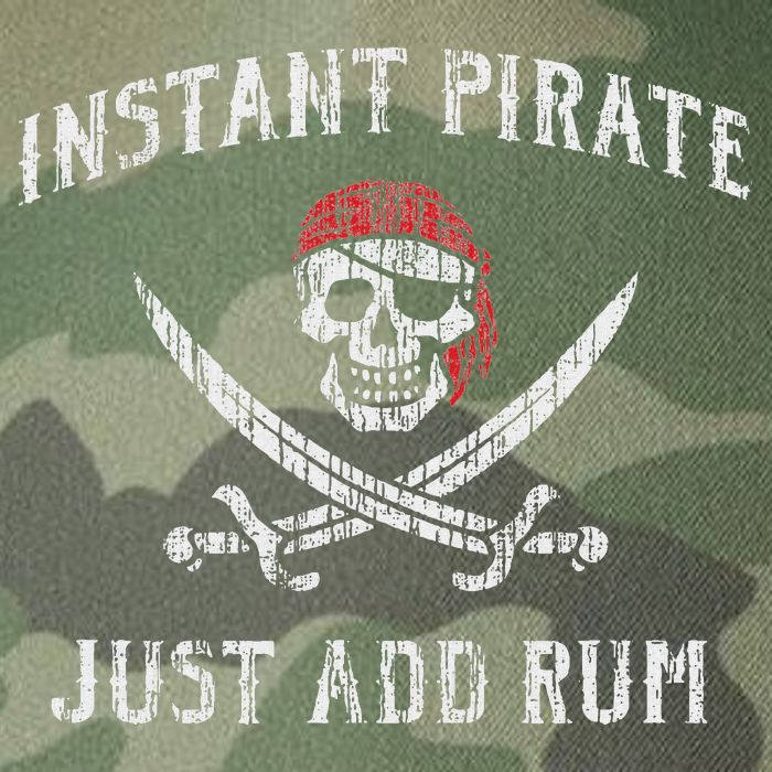 Instant Pirate Just Add Rum Funny Legacy Tie Dye Trucker Hat