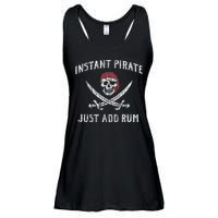 Instant Pirate Just Add Rum Funny Ladies Essential Flowy Tank