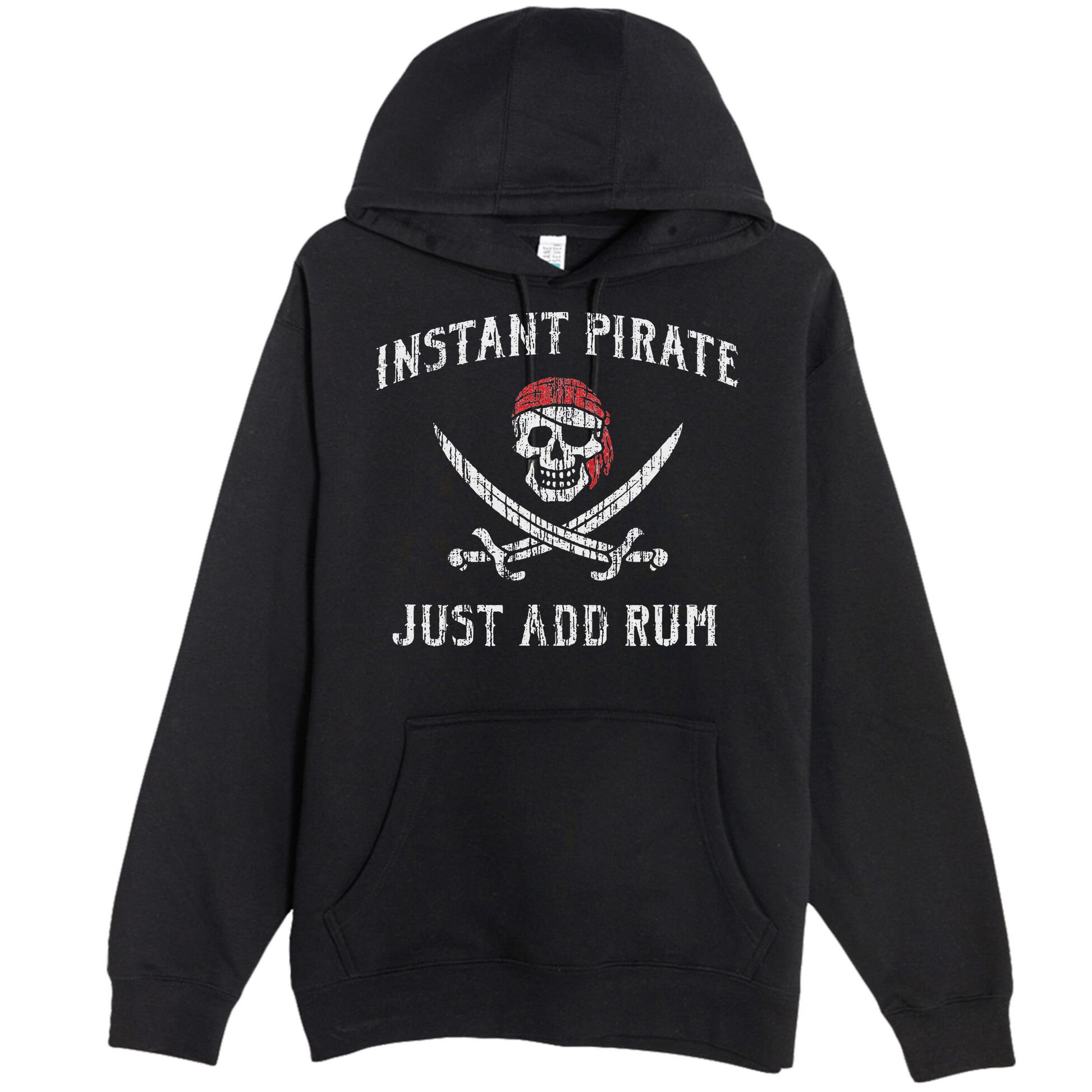 Instant Pirate Just Add Rum Funny Premium Pullover Hoodie