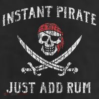 Instant Pirate Just Add Rum Funny Trucker Hat